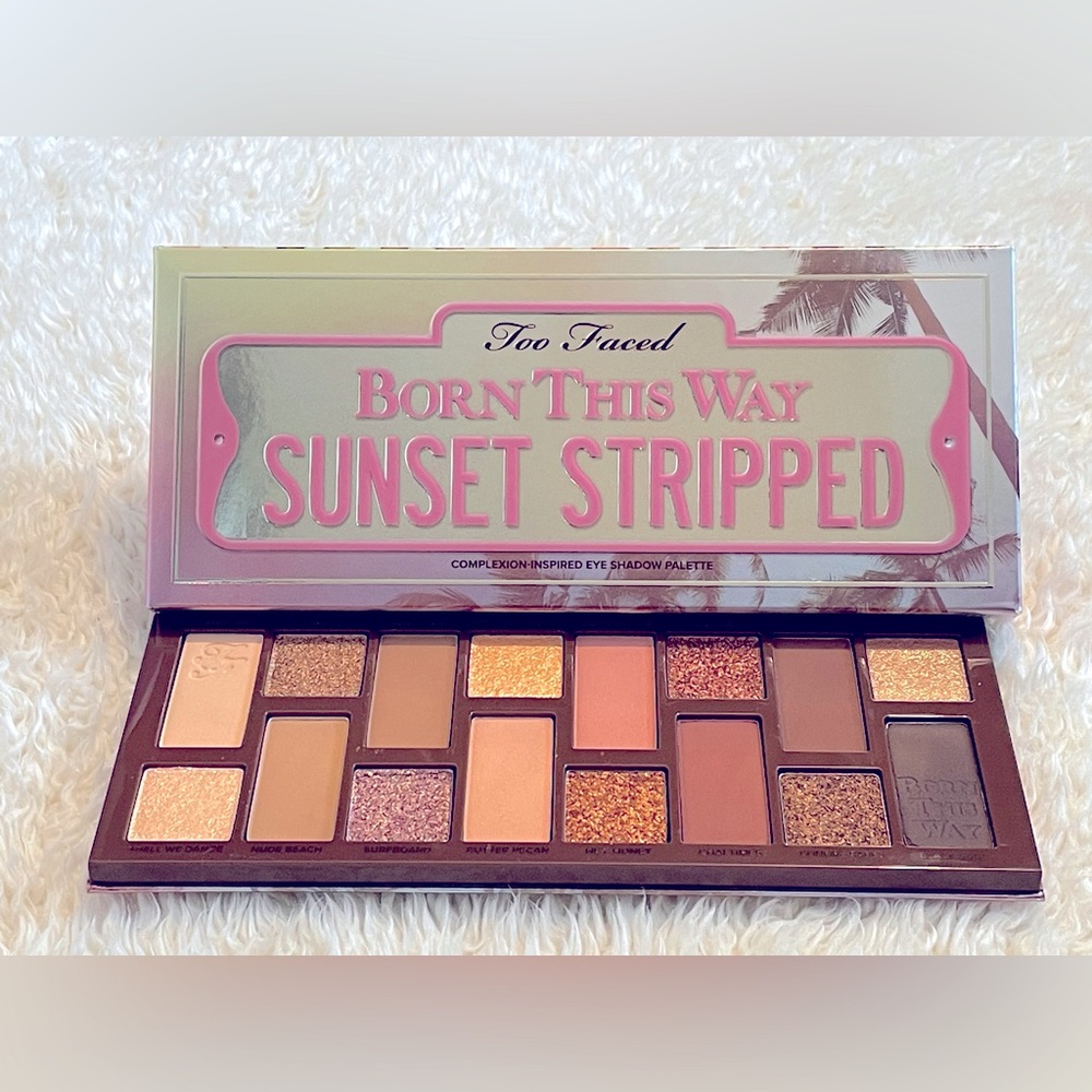 New! Born This Way Sunset Stripped Eyeshadow Palette